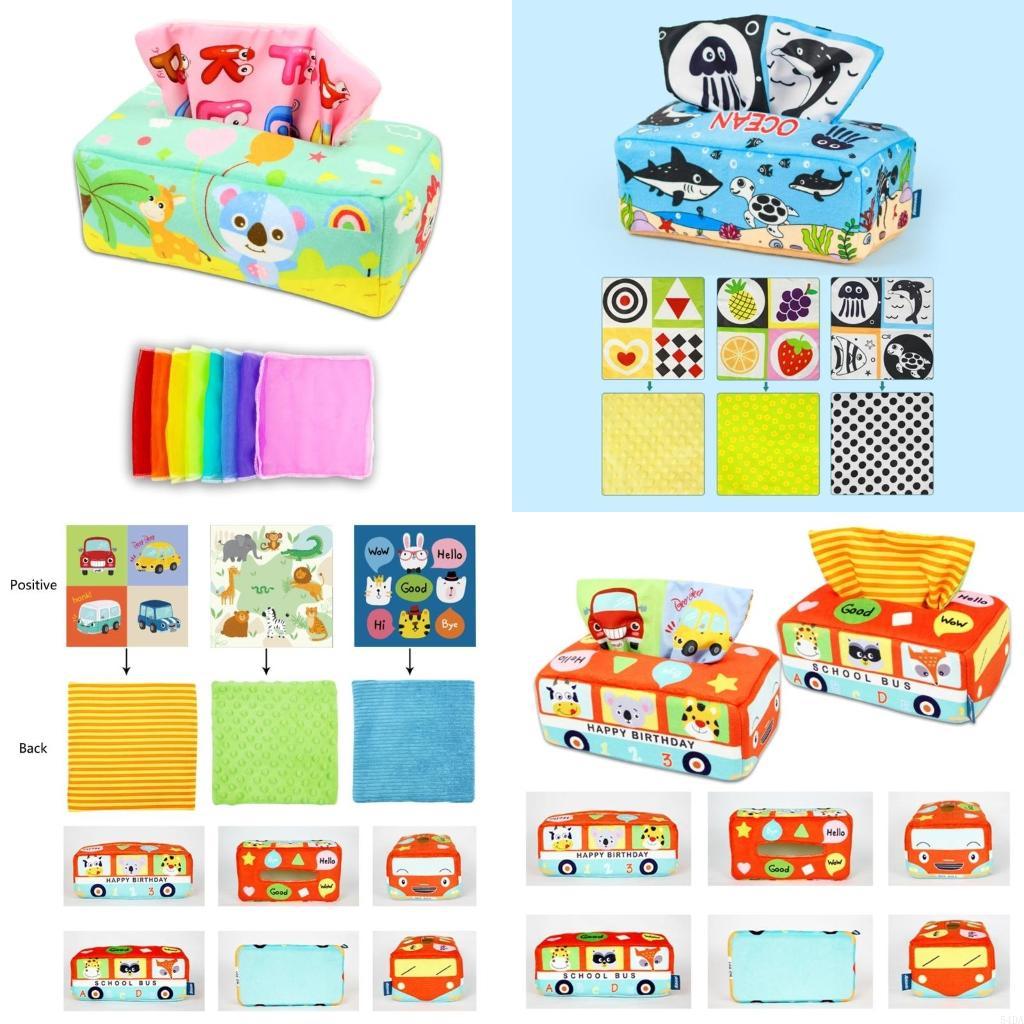 Kids Educational Box - Boîte à mouchoirs sensorielle 54DA, jouet