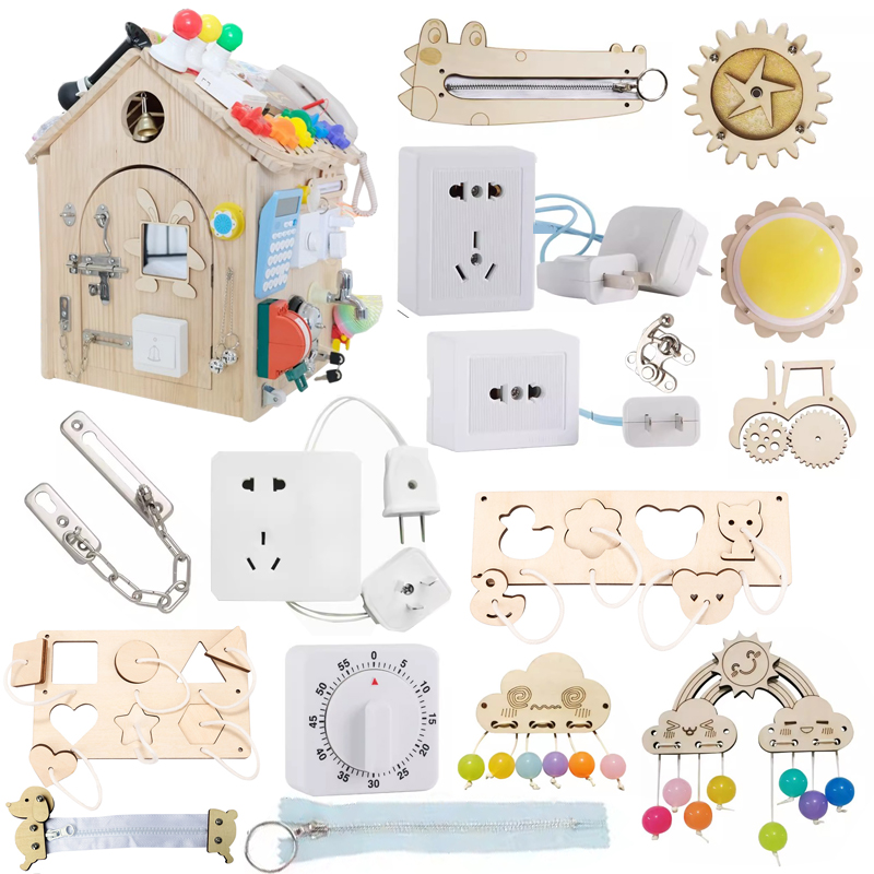 Kids Education Usa - Accessoires de planche occupée Montessori, interrupteur