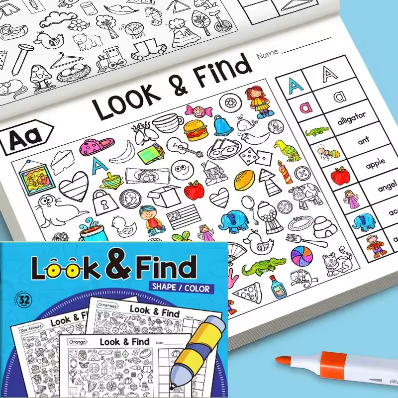 Kids Education And You - Livre de coloriage Look And Find