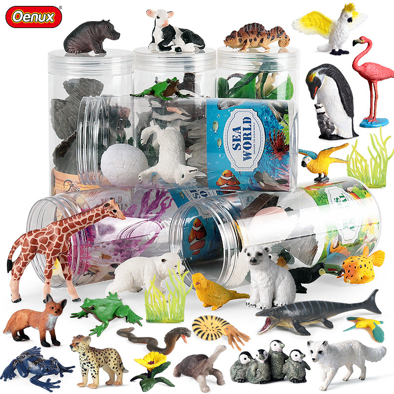 Kids Without Education - Oenux ensemble d'animaux miniatures sauvage Sealife