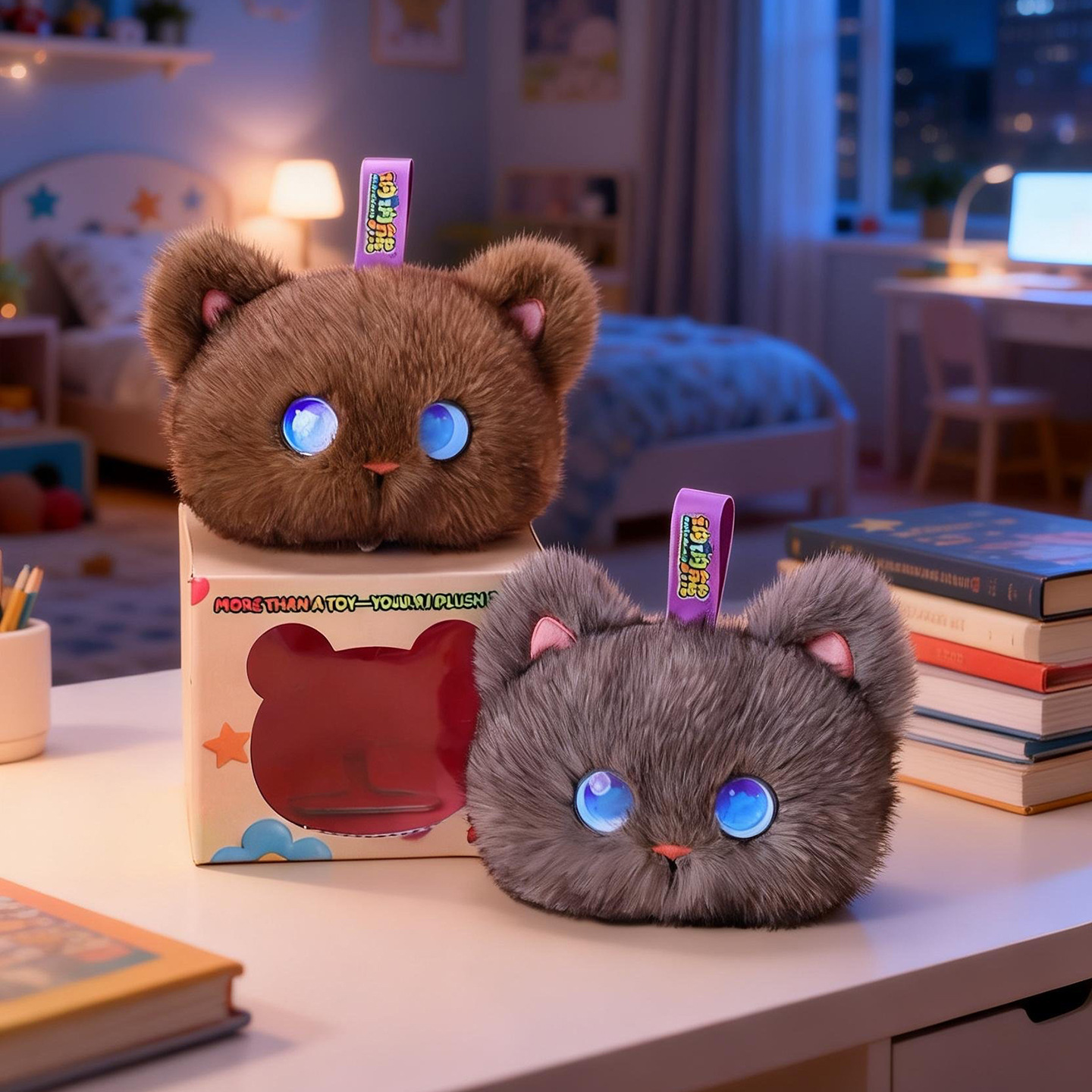 Kids Education And You - Jouet en peluche pour chat interactif