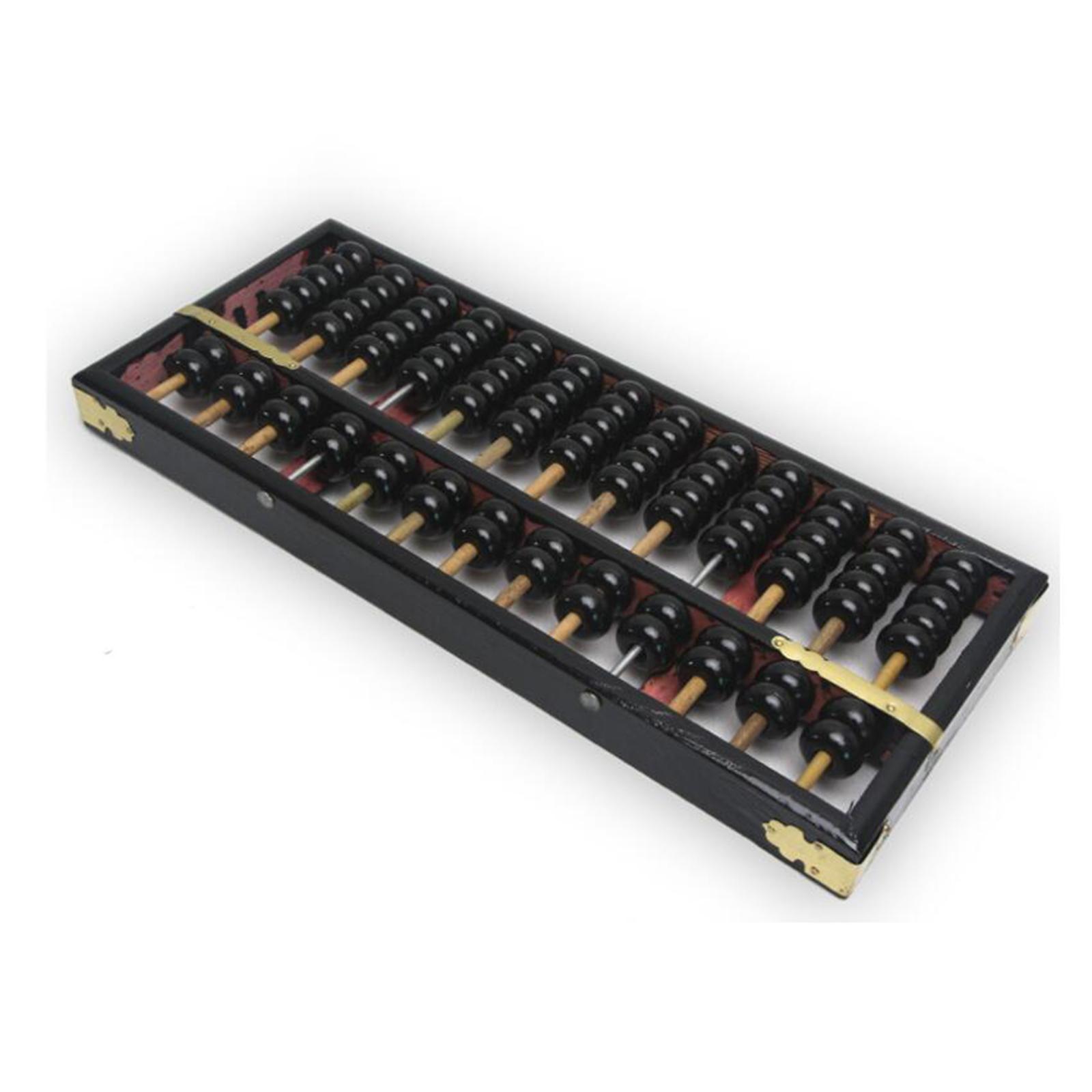 Abacus Counting Bead - Abaque chinois en bois avec perles,
