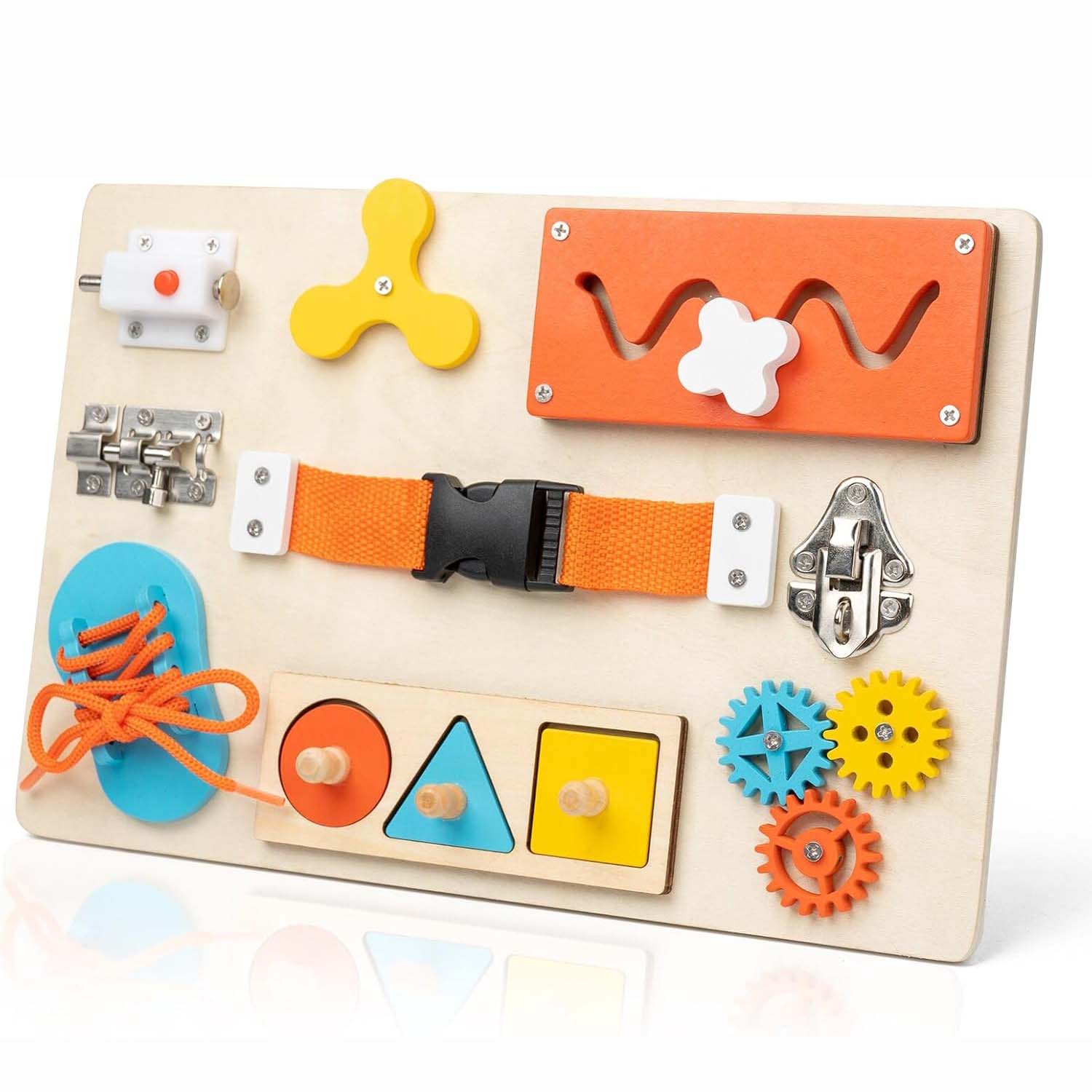 Kids Educational Box - Planche occupée Montessori pour tout-petits, planche