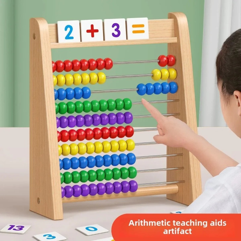 Abacus Counting Bead - Abacus en bois, jouet éducatif pour
