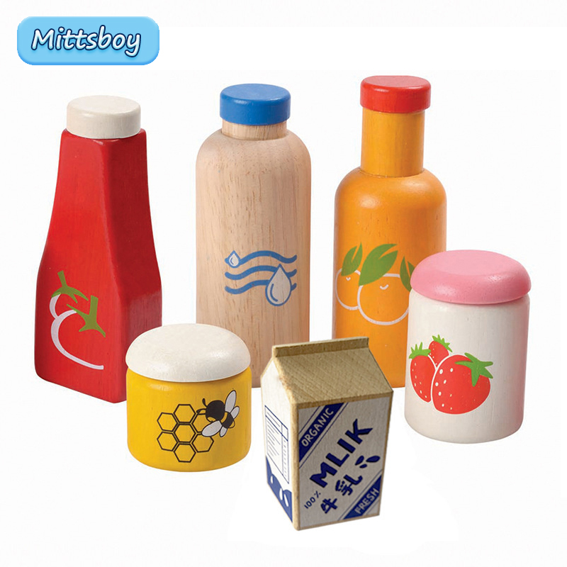 Kids Education Usa - Jouets de cuisine en bois 3D