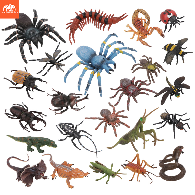 Kids Educational Box - Ensemble de figurines d'insectes et d'animaux