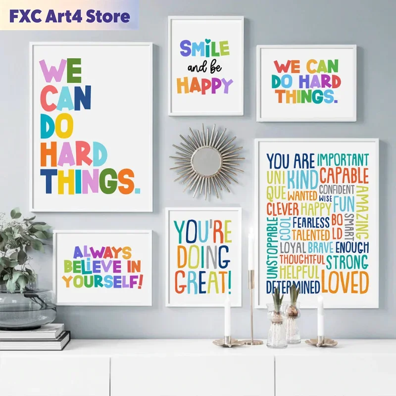 Affiche Murale Sans Cadre pour - Kids Education Motivation avis et prix