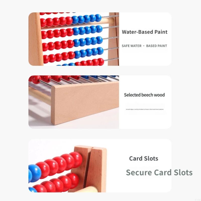 Boulier en bois avec perles ro - Abacus Counting Bead avis et prix