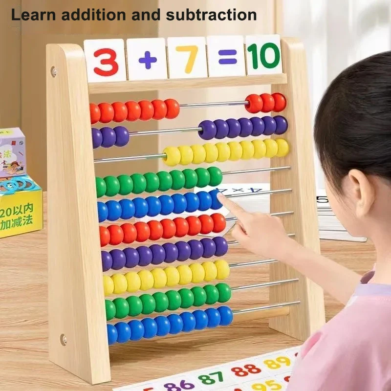 Jouet de comptage en bois boul - Abacus Counting Bead avis et prix