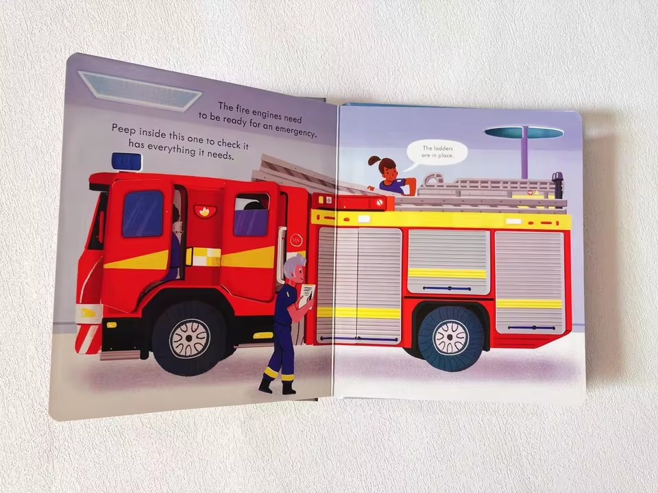 Usborne Peep Inside How A Fire - Kids Education And You avis et prix