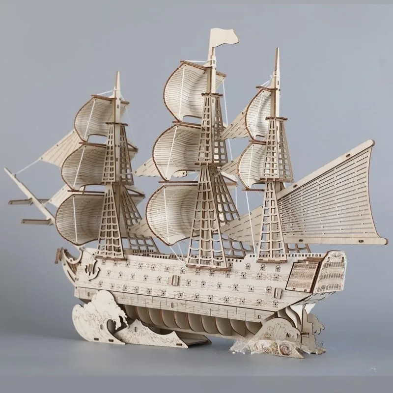 Jouets de bateau à voile 3D, P - Kids Education Desk avis et prix