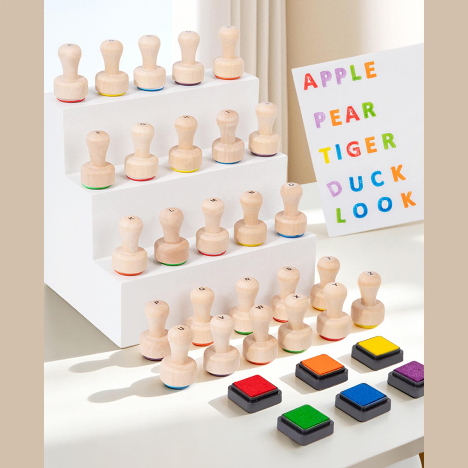 Tampons à lettres pour enfants - Kids Education Desk avis et prix