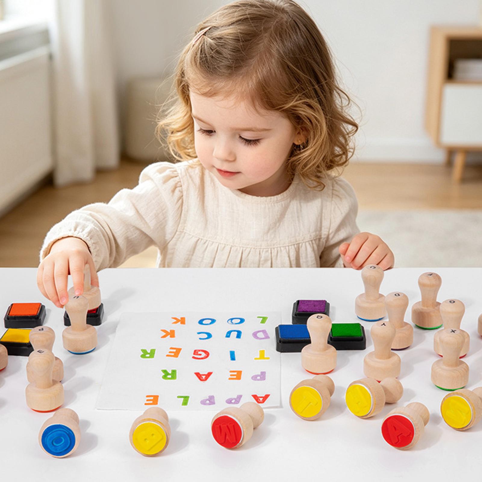 Tampons à lettres pour enfants - Kids Education Desk avis et prix