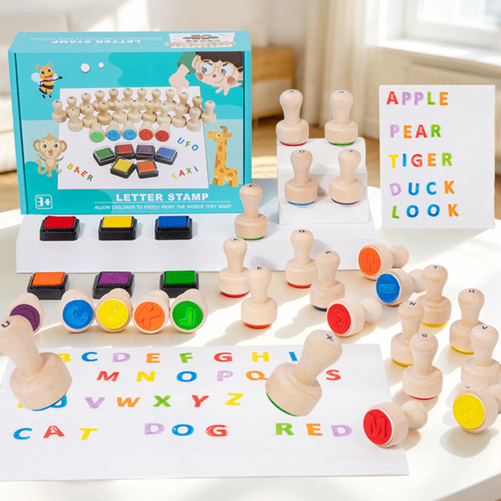 Tampons à lettres pour enfants - Kids Education Desk avis et prix