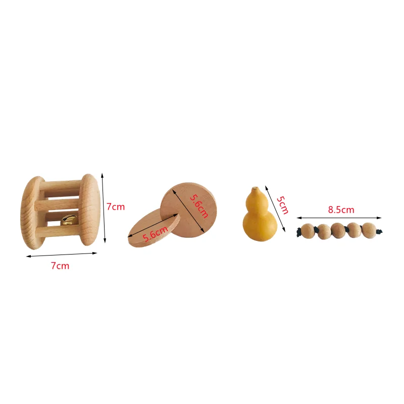 Hochet cloche en bois Montesso - Kids Educational Box avis et prix