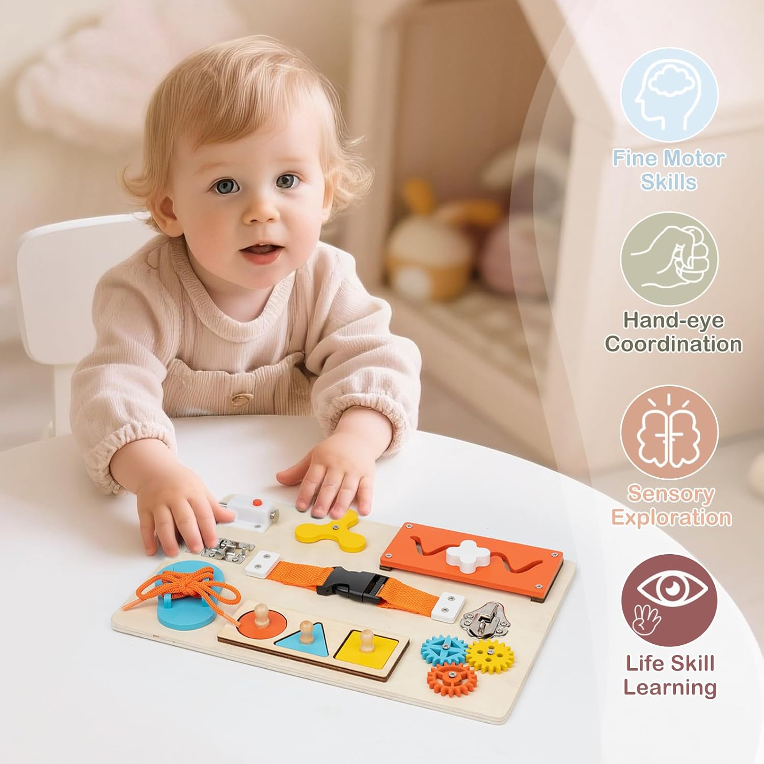 Planche occupée Montessori pou - Kids Educational Box avis et prix