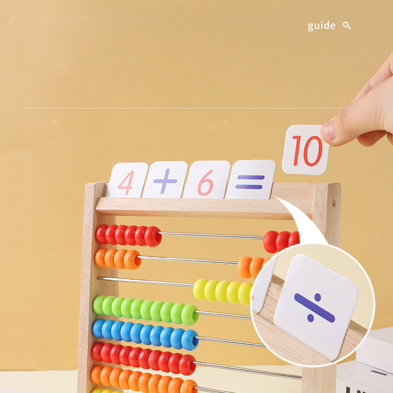 Jouet de comptage en bois boul - Abacus Counting Bead avis et prix