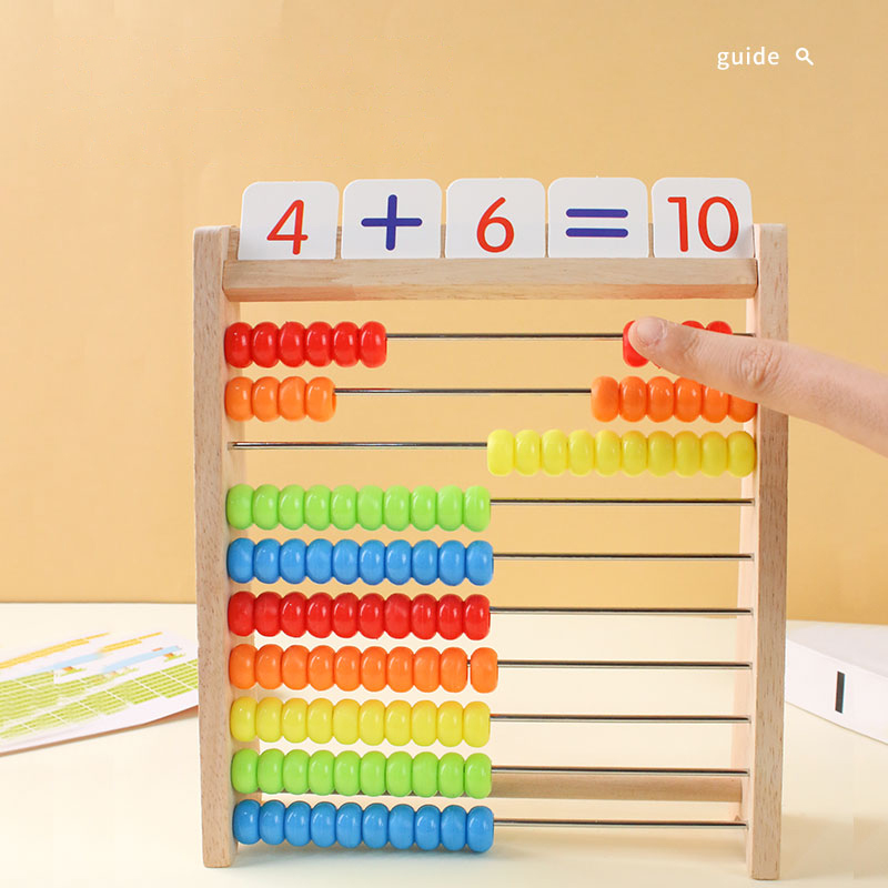 Jouet de comptage en bois boul - Abacus Counting Bead avis et prix