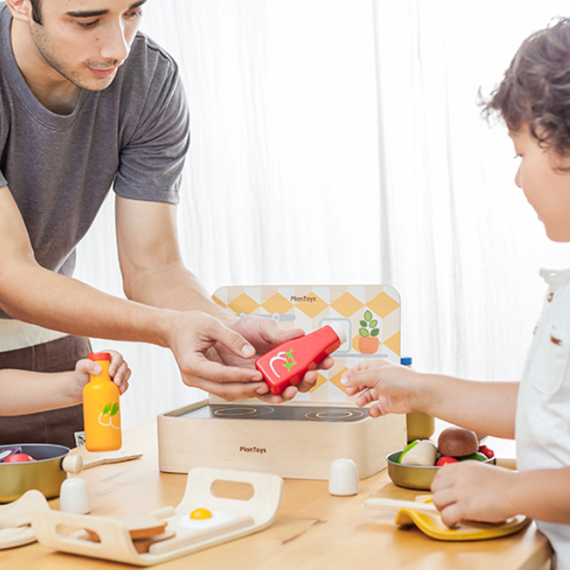 Jouets de cuisine en bois 3D p - Kids Education Usa avis et prix