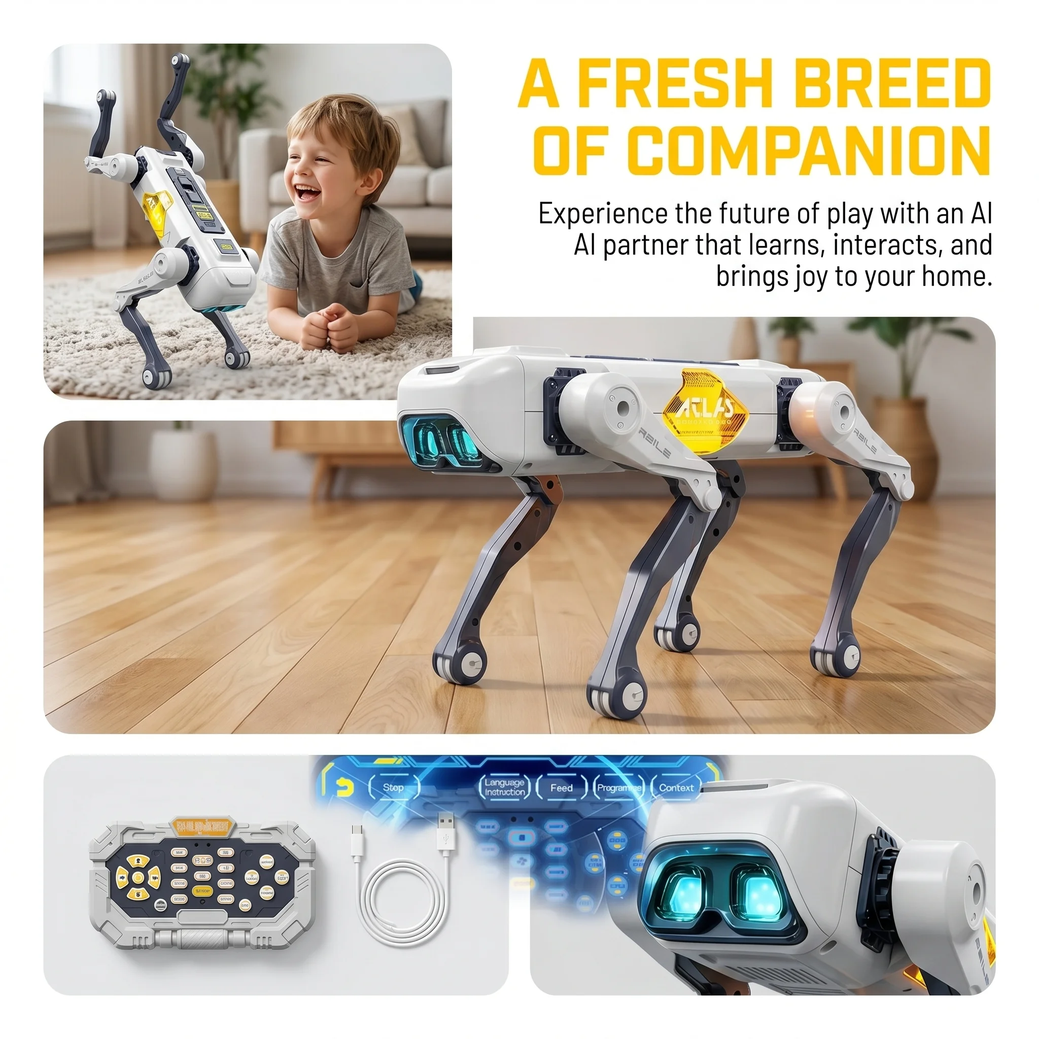 Robot chien intelligent IA, co - Kids Education And You avis et prix