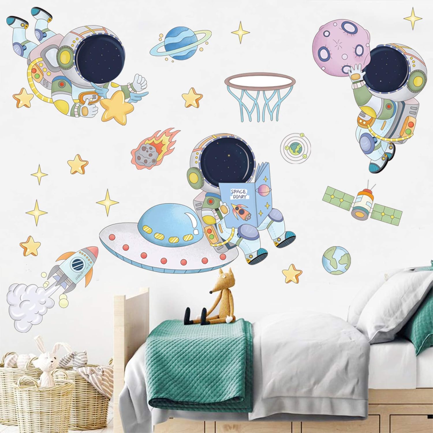 Autocollants muraux d'astronau - Kids Education Quotes avis et prix