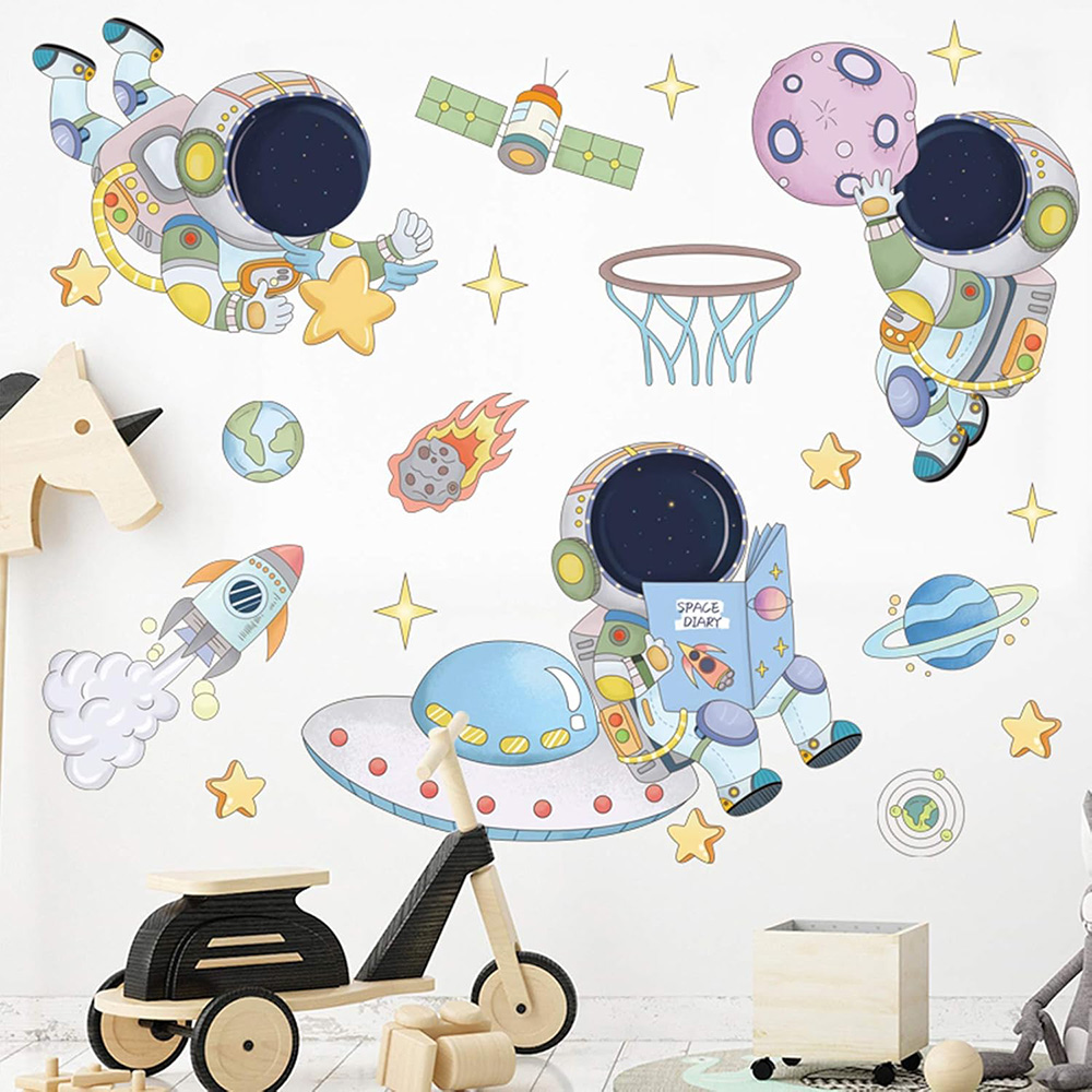 Autocollants muraux d'astronau - Kids Education Quotes avis et prix